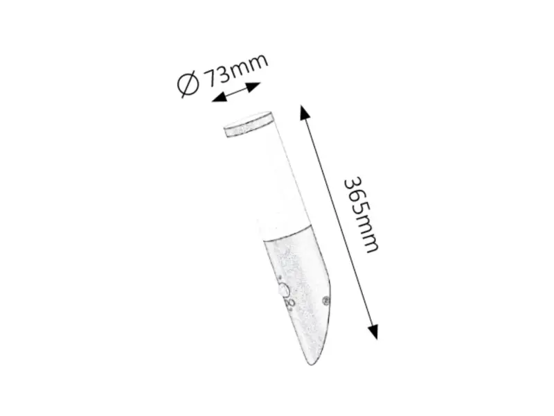 Záhradné svietidlo Rabalux 8146 1x25W E27 230V IP44, senzor